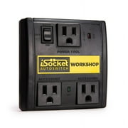 1 Pc, I-Socket Autoswitch Workshop Dust Control Switch Black 1 Pk