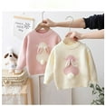 thumbnail image 2 of KIDDALLEY Girls' Knitted Rabbit Easter Sweater / Pink / 3T, 2 of 6