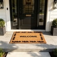 thumbnail image 5 of AuroraX Coir Western Horse Doormat Farmhouse Front Door Mat Non Slip Heavy Duty Indoor Outdoor Rustic Durable Welcome Doormat Brown, 5 of 6
