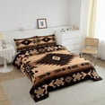 thumbnail image 3 of Erosebridal Hippie Aztec Bedding King Comforter Set,Bohemian Theme Bedding Sets King with Comforter,Ultra Soft Reversible Comforter Sets King Size,Tribal Room Decorative,3pcs, 3 of 8