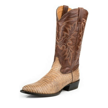 lizard skin roper boots