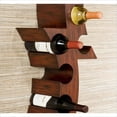 thumbnail image 2 of Holly & Martin Avila Wall Mount Wine Rack in Rust, 2 of 5