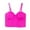 Hot Pink, variant on Women Fashion Sexy Summer Adjustable Shoulder Straps Round Neck Sleeveless Sling Crop Top Vest Red XL
