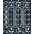 thumbnail image 2 of Nourison Essentials Outdoor Navy Ivory 5' x 7' Area Rug (5x7), 2 of 9