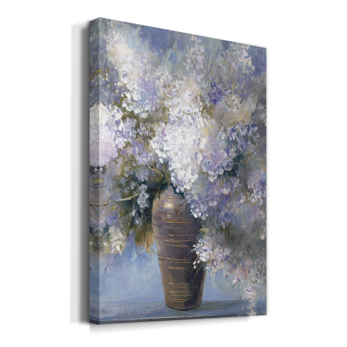 Lavender Explosion Revisited Premium Gallery Wrapped Canvas - Ready to Hang