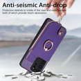thumbnail image 2 of Dteck for Samsung Galaxy S20 Ultra Wallet Card Case, Shockproof with Card Holders Flip Premium PU Leather Card Slots with 360°Rotation Ring Stand Protective Phone Cover, purple, 2 of 8
