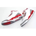 thumbnail image 4 of Ni - ke NEW AIR JORDAN 3 RETRO MEN'S SHOES SIZE 13 WHITE CURRY CARDINAL RED CT8532 126, 4 of 5