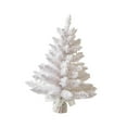 thumbnail image 4 of yotijay Xmas Mini Artificial Tree, Small Xmas Artificial Tree ,White Miniature Christmas 23.62inchx15.75inch, 4 of 9