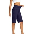thumbnail image 4 of Nuoqisi Capri Pants for Women High Waist with Pockets Women's Capris Workout Yoga Pants Loose Straight Leg, 4 of 9