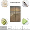 thumbnail image 2 of Footprints in The Sand Beach Scene Framed Poster For Wall Art Decor Bathroom Canvas Art Pictures Prints Framed,16x24inch(40x60cm), 2 of 8