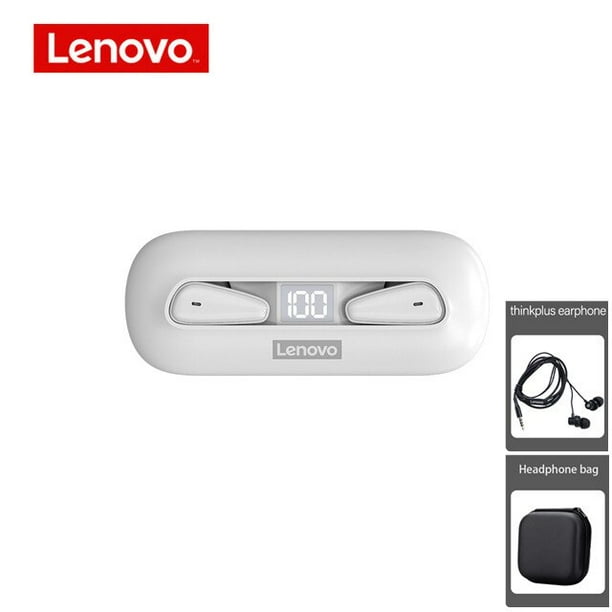 Auriculares Lenovo XT95 TWS con Bluetooth, auriculares inalámbricos ultrafinos con Control táctil y micrófono, auriculares deportivos con pantalla Digital Tan Jianjun unisex