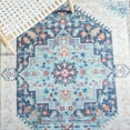 thumbnail image 6 of SAFAVIEH Phoenix Damian Medallion Area Rug, Ivory/Blue, 8' x 10', 6 of 8