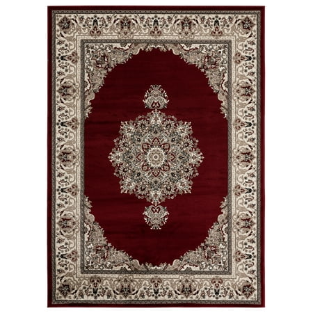 - Lapis Rugs Area Rug 4x5 Antique Vintage Collection Oriental Low Pile Turkish Carpet Diamond ( 4' 3