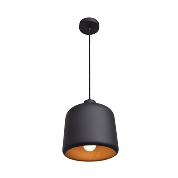 Access Lighting 23778-MBL-MGL 10 Po. Nostalgie 1 Lumière Suspension Noire Mate