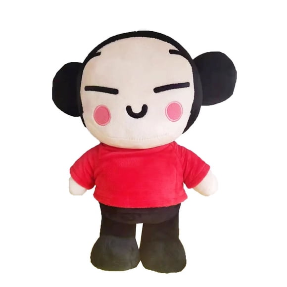 Jouet en Peluche Pucca Chinois Poupée Dessin Animé Figurine Oreiller de Sommeil Couple de Mariage Enfants Anniversaire Noël Cadeau pour Fans