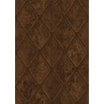 thumbnail image 1 of Ahgly Company Machine Washable Indoor Rectangle Transitional Saddle Brown Area Rugs, 7' x 10', 1 of 7