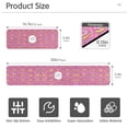 thumbnail image 3 of Yayeee Faucet Mat for Kitchen Sink 14.7" Diatomite Long Splash Guard Pad, Pink Doughnuts, 3 of 7