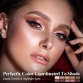 thumbnail image 6 of 10PCS Eyeshadow Stick,Shimmer And Matte Brown Metallic Eye Shadow sticks Set,Cream Eyeshadow Pencil Crayon with Smudge-proof & Waterproof,Eye Brightener Stick, 6 of 11