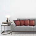 thumbnail image 3 of Ambesonne Burgundy Throw Pillow Cover 4 Pack, Ombre Flower Swirl Ivy, 24", Cream Ruby, 3 of 7