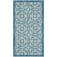 thumbnail image 4 of Transitional Rug - Courtyard Polypropylene -Grey/Navy-Color:Grey/Navy,Design:Transitional,Shape:Large Rectangle,Size:12'L x 9'W, 4 of 4
