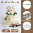 thumbnail image 3 of Plateau à Gâteau Rond 15 Pcs, Base de Gâteau Ronde 8 Pouces, Assiette à Gâteau Ronde Base en Carton, Blanc, 3 of 6
