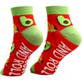 thumbnail image 4 of Pavilion Taco and Avocado Unisex Cotton Blend Ankle Socks 75072, 4 of 7