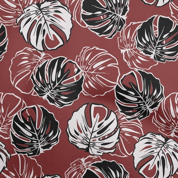 oneOone Cotton Cambric Maroon Fabric Heart,Star & Fashion Sewing Material Print Fabric By The Yard 56 Inch Wide