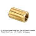 thumbnail image 5 of Uxcell M10 to M6 Sleeve Reducing Nut 15mm Long Threaded Hollow Tube Adapter Brass Coupler Connector 5 Pack, 5 of 5