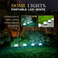 thumbnail image 7 of Bell+Howell Solar Pathway Lights 4 Pack IP65 Waterproof Solar Lights Outdoor, Auto On/Off Garden. Landscape Lighting, White Path, Powered for Yard Driveway Walkway Patio Lawn, 7 of 7