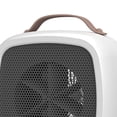 thumbnail image 3 of Fan Heater, Small Portable Space Heaters High Power Fast Heating Ceramic Electric Heater 1200W, Mini Heaters[white], 3 of 8