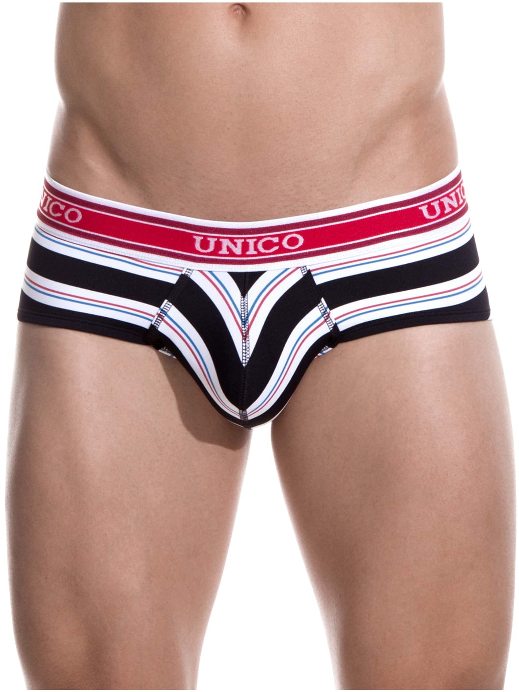 Mundo Unico Stripes Microfiber Brief Underwear Calzoncillos para Hombres