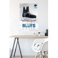 thumbnail image 4 of NHL St. Louis Blues - Drip Skate 21 Wall Poster, 22.375" x 34", 4 of 4