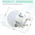 thumbnail image 2 of Bombilla LED para refrigerador Obida W11502762 120VAC 4.2W, 2 of 8
