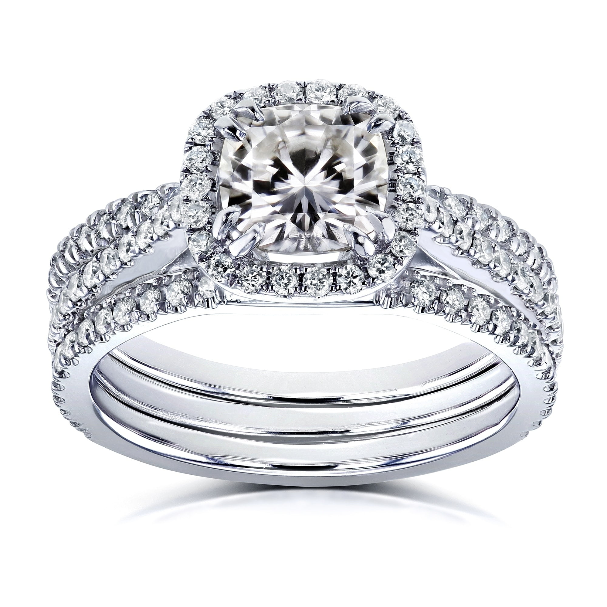 Details about 7MM Near White Round Moissanite Bezel Set Solitaire Ring 14K White Gold Finish Details about 7MM Near White Round Moissanite Bezel Set Solitaire Ring 14K White Gold Finish