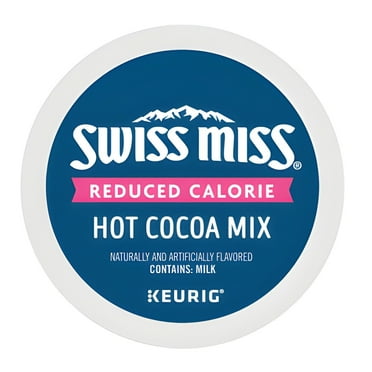 Swiss Miss, Reduced Calorie Hot Cocoa, Keurig K-Cup Pod, 88ct (4Boxes of 22Pods)