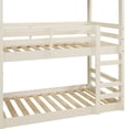 thumbnail image 4 of Lit Superposé Triple en Bois Massif - Blanc, 4 of 5
