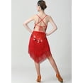 thumbnail image 4 of Whitewed Backless Fringed Sequin Latin Salsa Ballroom Competition Dresses, 4 of 6