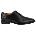 thumbnail image 5 of LIBERTYZENO Mens Wingtip Classic Genuine Leather Formal Oxford Shoes, Black, 5 of 7