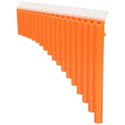 FELTECHELECTR Beginner Pan Flute Orange 1 Set 10.2x10.0x1 In