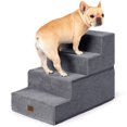 thumbnail image 1 of Escalera para perros EHEYCIGA, 4 peldaños, para cama alta, 45 cm, antideslizante, gris, 1 of 7