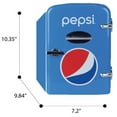thumbnail image 3 of Restored Pepsi Portable 6-Can Mini Fridge MIS133PEP Blue - (Refurbished), 3 of 5