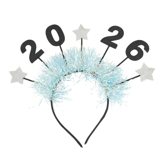 SDFGTstore New Year Eve Hat Hairbands Hair Accessories 2026 New Year Headbands for Women Men New Year Party Supplies Holiday Gifts