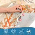 thumbnail image 4 of Yayeee Kitchen Valance Rod Pocket 54" x 18" Living Room Window Curtain, Orange Starfish, 4 of 6