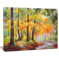 thumbnail image 3 of Design Art Colorful Autumn Forest Canvas Print, 3 of 3