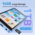 thumbnail image 3 of Reproductor MP3 AGPTEK T08X 4" Bluetooth WiFi 96GB Android 14, 3 of 8