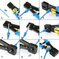 thumbnail image 4 of Cable crimping tool, a multifunctional coaxial cable crimper for network cable repair and maintenance, 4 of 5