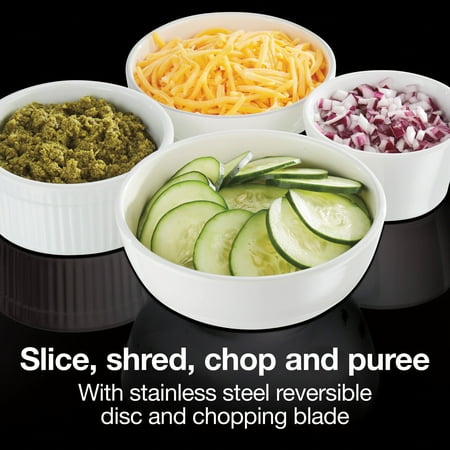 Proctor Silex Quick Clean 9 Cup Food Processor with Infinite Speed Control - SILVER