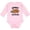 AD-Pink, variant on My Spirit Animal is a Sloth with Sloth Illustration Boys or Girls Long Sleeve Baby Bodysuit