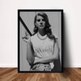 thumbnail image 3 of Póster de la cantante de música Lana Del Rey, modelo de lienzo, pintura, fumando, foto retro, retrato, imagen, bar, sala de estar, arte de pared, decoración del hogar, 3 of 5