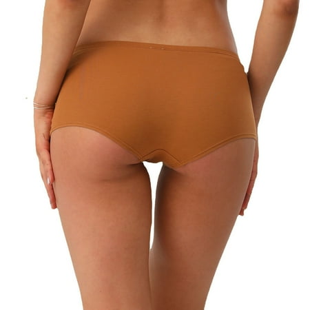Pavied Cotton Underwear Seamless Underwear Cotton Panties Women S Plus Size Boxers Leggings Hip Raiser Boxers Cheeky Underwear No Show Underwear Coffee M